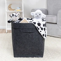 Sammy & Lou® Charcoal Gray Felt Bin Hamper