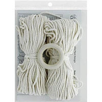 Solid Oak Make-ramé™ Double Plant Macramé Decorative Hanging Kit