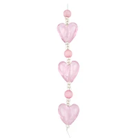 Pink Heart Lampwork Glass Bead Mix by Bead Landing™