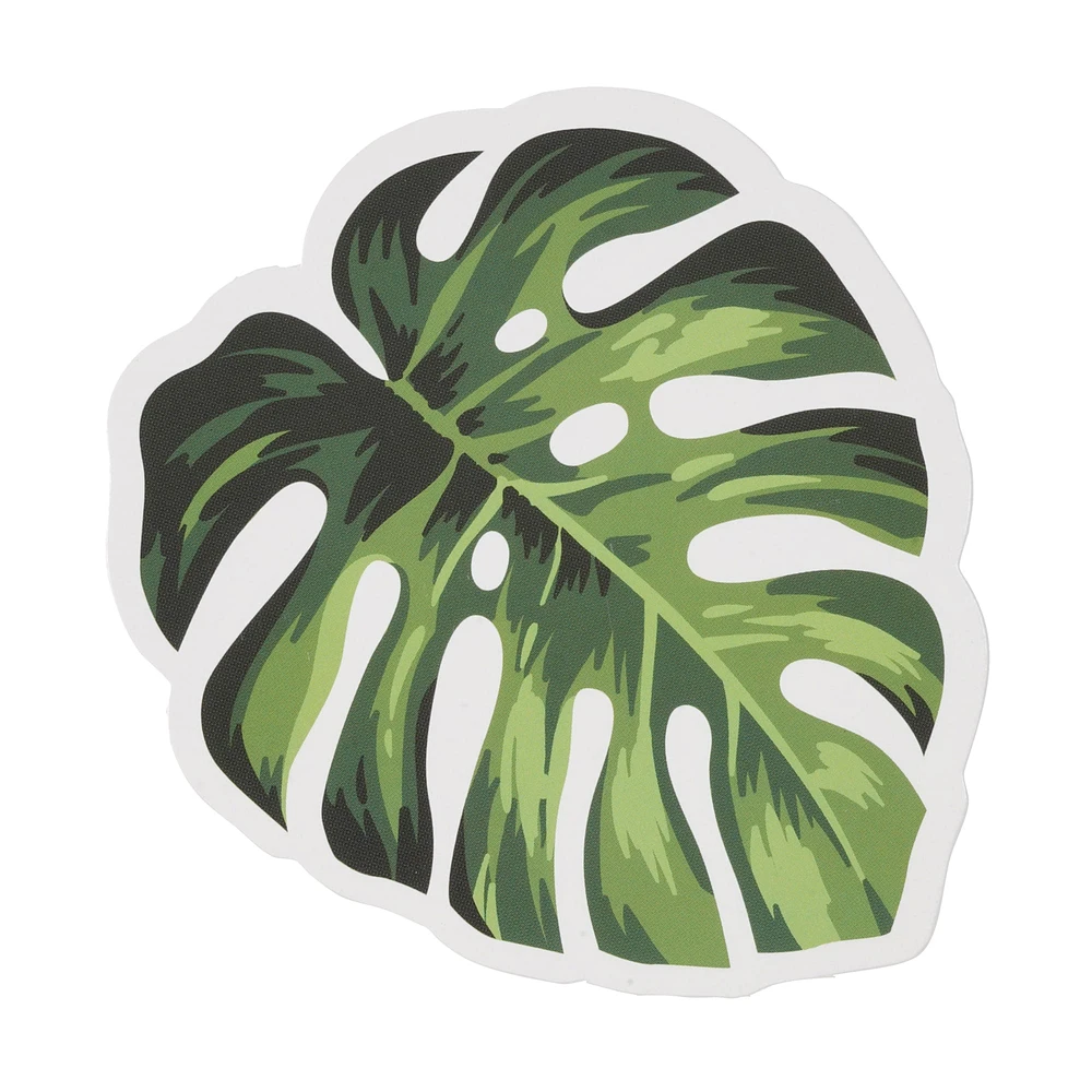 24 Packs: 24 ct. (576 total) Mini Die Cut Monstera Leaf Accents by B2C™