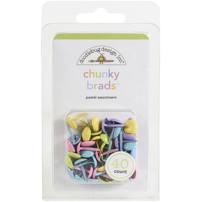 Doodlebug Design Inc.™ Pastel Assortment Bundle of Joy Chunky Brads