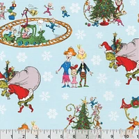 Dr. Seuss™ How the Grinch Stole Christmas Characters Cotton Fabric