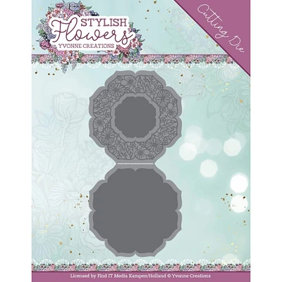 Find It Trading Yvonne Creations Stylish Flowers Octagon Flower Card Die
