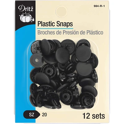 Dritz® Black Plastic Snaps