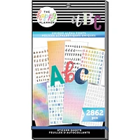 The Happy Planner® Unique Alpha Fonts Sticker Value Pack