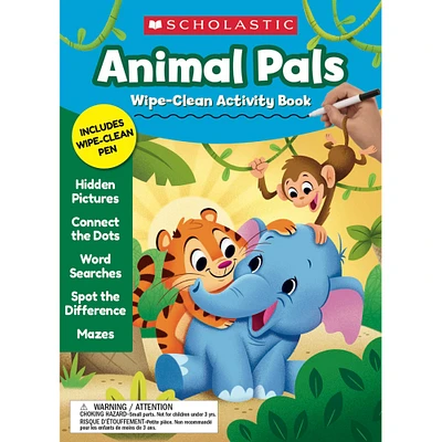 Scholastic® Animal Pals Wipe-Clean Activity Book