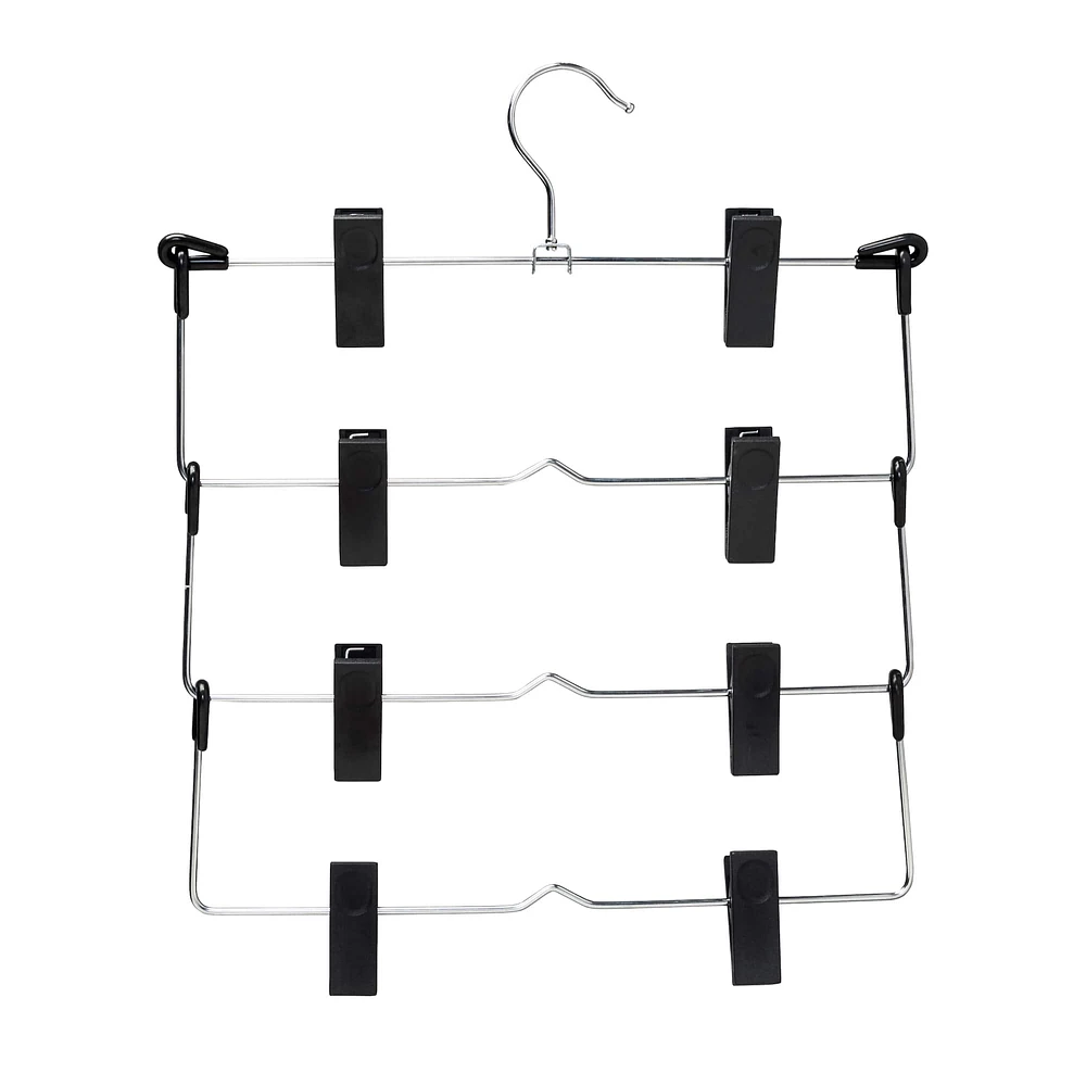 Honey Can Do 4-Tier Pant & Skirt Hanger, 2ct.