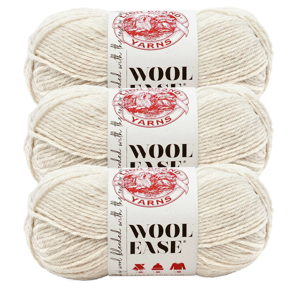 3 Pack Lion Brand® Wool Ease® Yarn