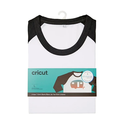 Cricut® Unisex Adult Raglan Sleeve T-Shirt Blank