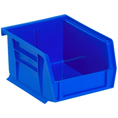 Quantum Storage Systems® 5.375" x 4.125" Blue ULTRA Stack and Hang Bin