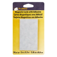 12 Packs: 10 ct. (120 total) ProMAG® Magnetic Business Cards with Adhesive