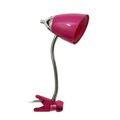 LimeLights 17.5" Flossy Flexible Gooseneck Clip Light Desk Lamp