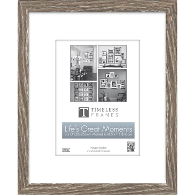 Timeless Frames® Life's Great Moments Cerused Oak 5" x 7" Tabletop Frame with Mat