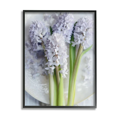 Stupell Industries Lilac Floral Still Life Photography Spring Country Flowers Framed Wall Art