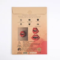 Papercraft World Red Lips 3D Papercraft Wall Art DIY Kit