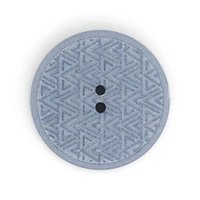 Dritz® 28mm Recycled Hemp Geometric Round Button