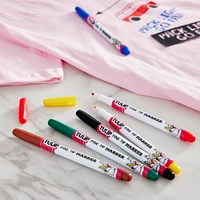 Tulip® Fabric Markers®, Fine Tip Primary, 6 Pack 