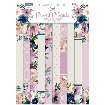 The Paper Boutique Damask Delights Insert Collection, A4