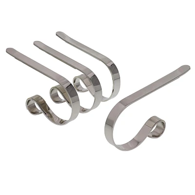 Original MantleClip® Silver Stocking Holders, 4ct.
