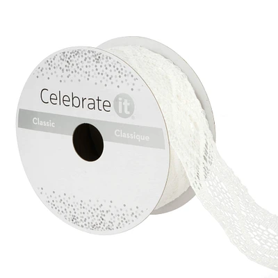 1.5" x 4yd. Lace Ribbon by Celebrate It™ Classic