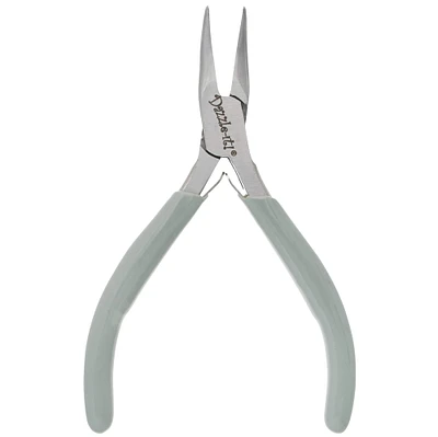 John Bead 4.75" Multi Purpose Classic Slim Stainless Steel Bent Nose Jewelry Pliers