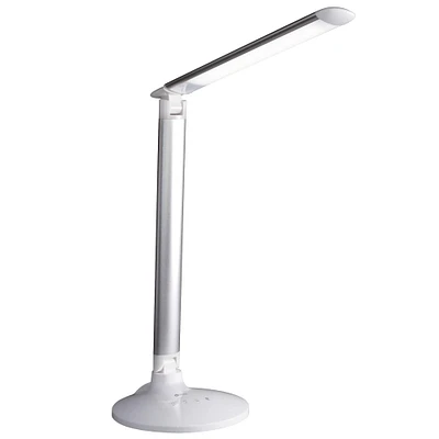 OttLite Wellness Series 29" White Command LED Desk Lamp with Voice Assistant