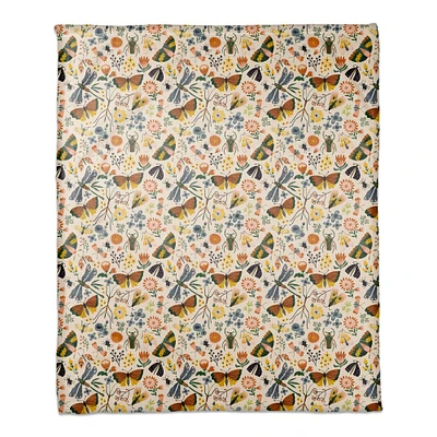 Bug Collection 50" x 60" Coral Fleece Blanket