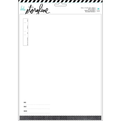 Heidi Swapp® Storyline™ 8.5" x 11" Page Protectors & Refill Pages