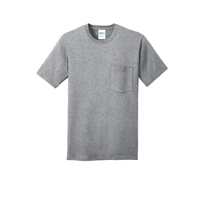 Port & Company® Core Cotton Pocket Adult T-Shirt