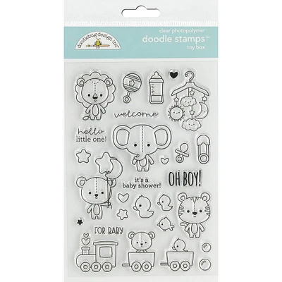 Doodlebug Design Inc.® Collection Special Delivery Toy Box Doodle Stamps