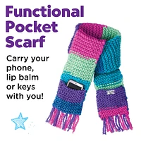 Creativity for Kids Learn To Knit Pocket Scarf Kit