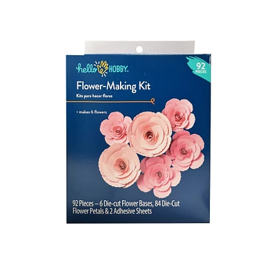 Hello Hobby Pink Paper Flower Kit