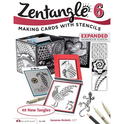 Zentangle® 6: Expanded Workbook Edition, Making Cards with Stencils