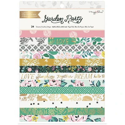 American Crafts™ Maggie Holmes Garden Party Paper Pad, 6" x 8"