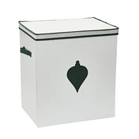 Household Essentials & White Ornament Storage Box