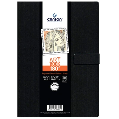 6 Pack: Canson® 180° Hardbound Sketch Art Book, 8.3" x 11.7"