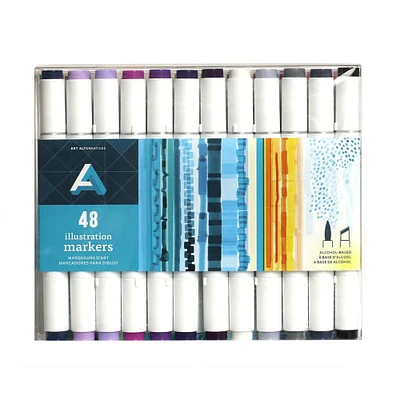 4 Packs: 48 ct. (192 total) Art Alternatives Illustration Marker Set