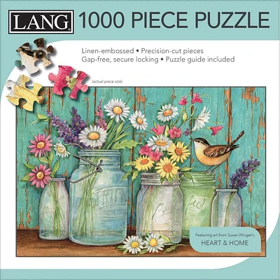 Lang Mason Flowers 1000 Piece Jigsaw Puzzle