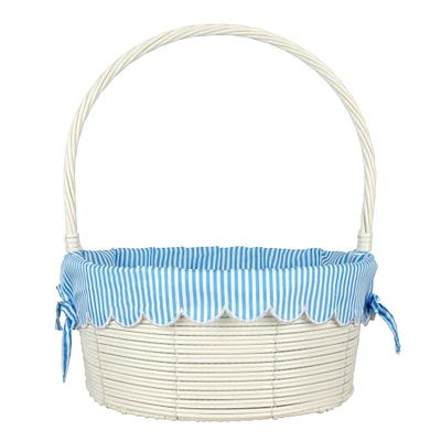 Striped Fabric Lined Easter Basket by Ashland