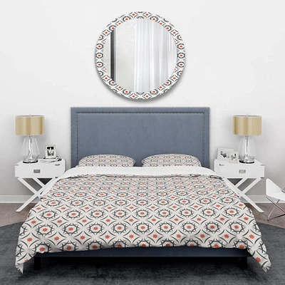 Designart 'Abstract Retro Design V' Mid-Century Duvet Cover Set