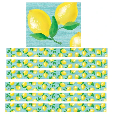 Teacher Created Resources Lemon Zest Straight Border Trim, 210ft.