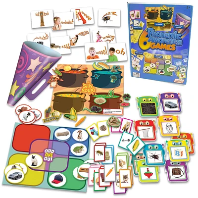 Junior Learning® 6 Phonemic Awareness Games