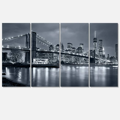 Designart - Panorama New York City at Night