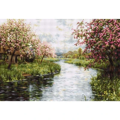 Luca-S Spring Landscape Counted Cross Stitch Kit