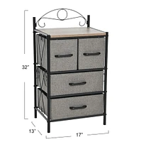 Household Essentials Victoria 4 Drawer Dresser