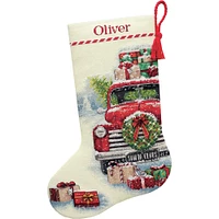 Dimensions® Santa's Truck Stocking Counted Cross Stitch Kit