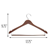 Honey Can Do Cherry Contoured Suit Hangers, 6ct.