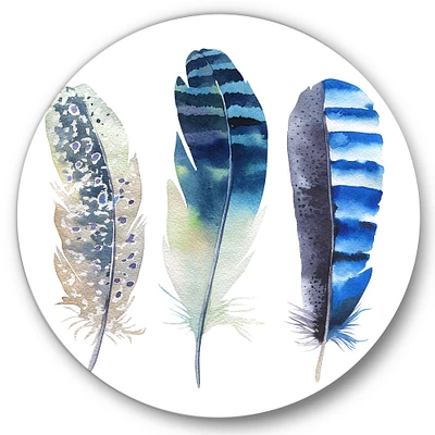 Designart - Colourful Boho Feathers I