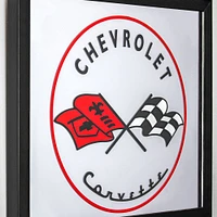 Chevrolet Corvette Printed Accent Mirror