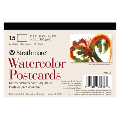 Strathmore® Watercolor Postcards, 4" x 6"